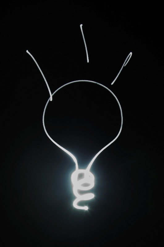 Энергия света (фото выполнено по технике freezelight)