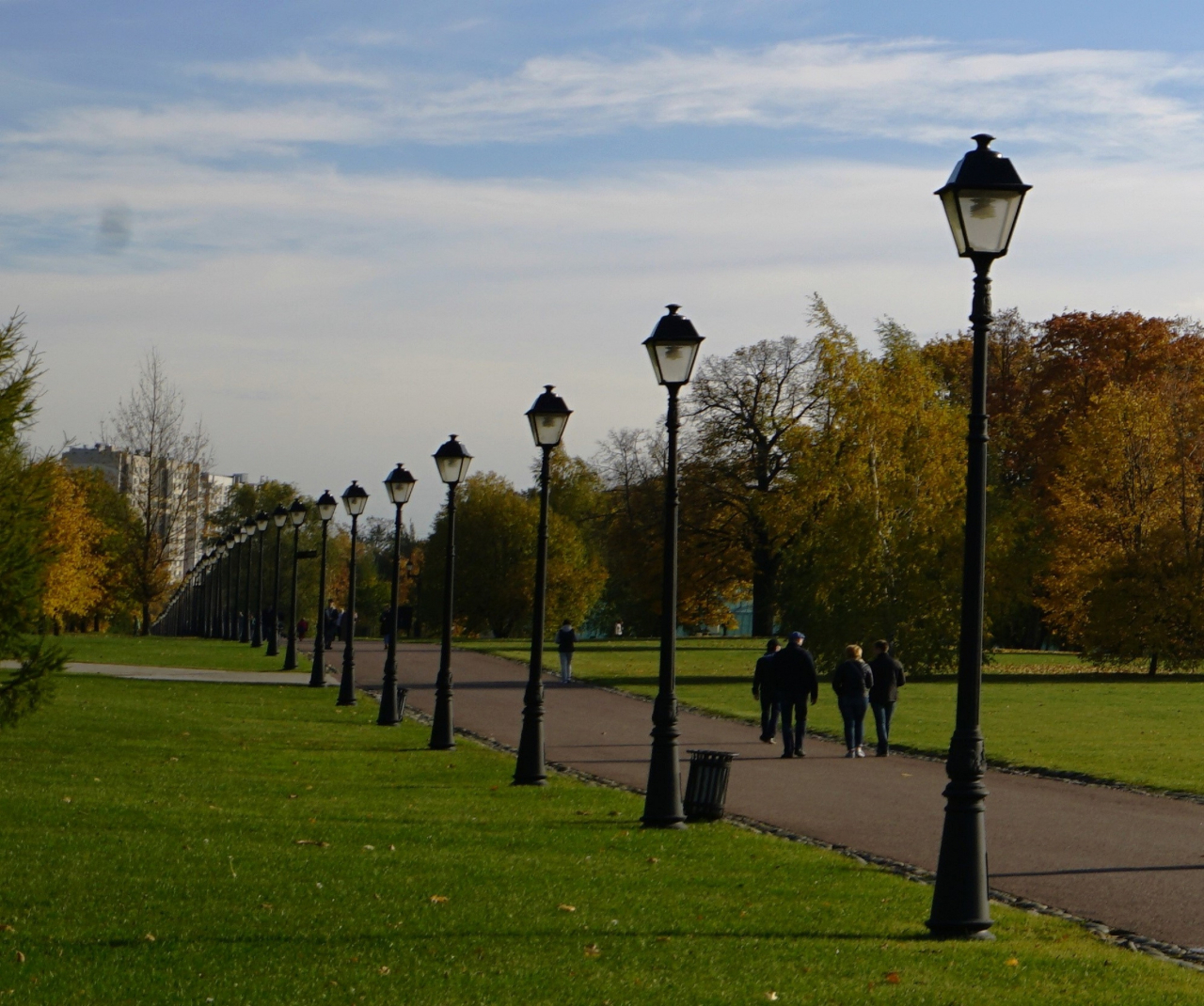 Парк Победы Зеленоград фонари