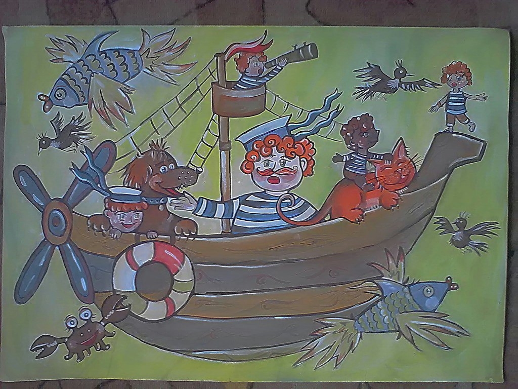 Летучий корабль постер. Летучий корабль иллюстрации. Иллюстрация к сказке Летучий корабль. Летучий корабль рисунок.