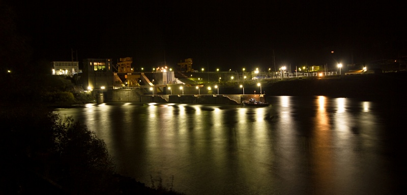 Павловская ГЭС на реке Уфе