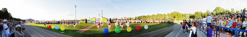 Открытие областных спортивных игр Костромской области в городе энергетиков Волгореченск