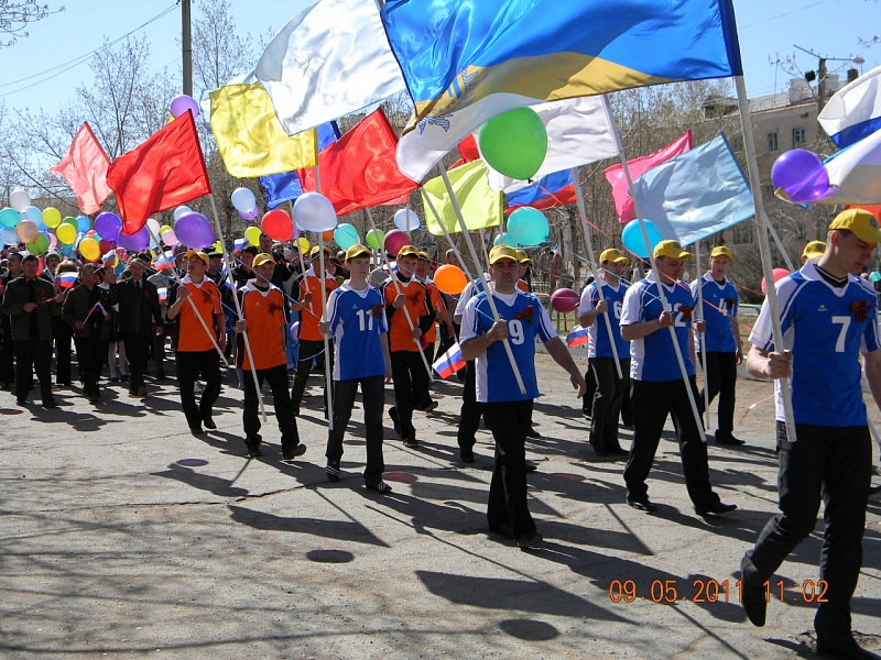 Сотрудники Гусиноозерской ГРЭС приняли участие в Параде Победы