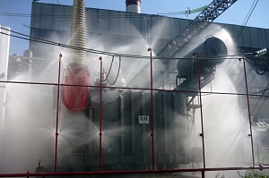 Костромская ГРЭС, плановое опробование противопожарной автоматики 2АТ (фаза С)