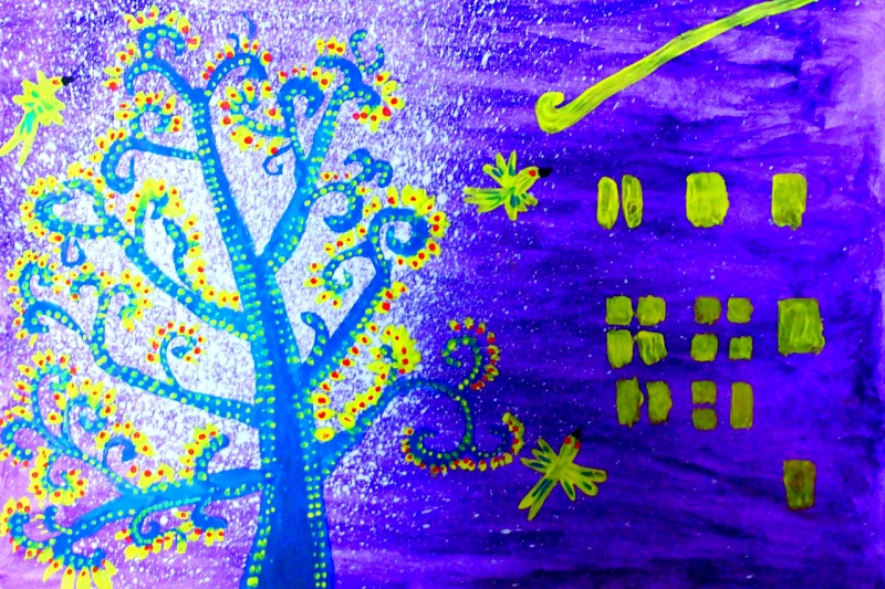 "Волшебное Дерево Света", автор Чепурнаев Тимур, 10 лет.