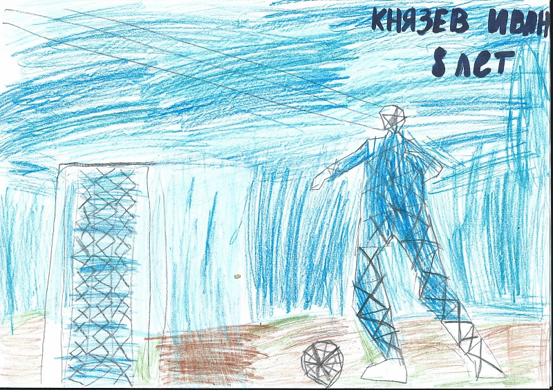 Энергичный футболист, 8 лет